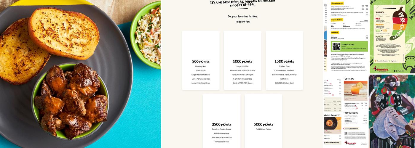 Nando's PERi-PERi Menu