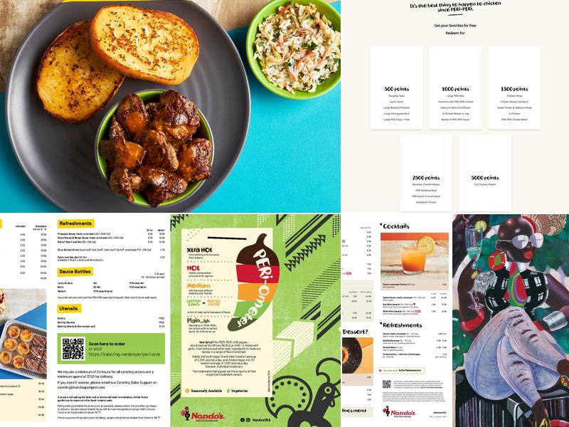 Nando's PERi-PERi Menu