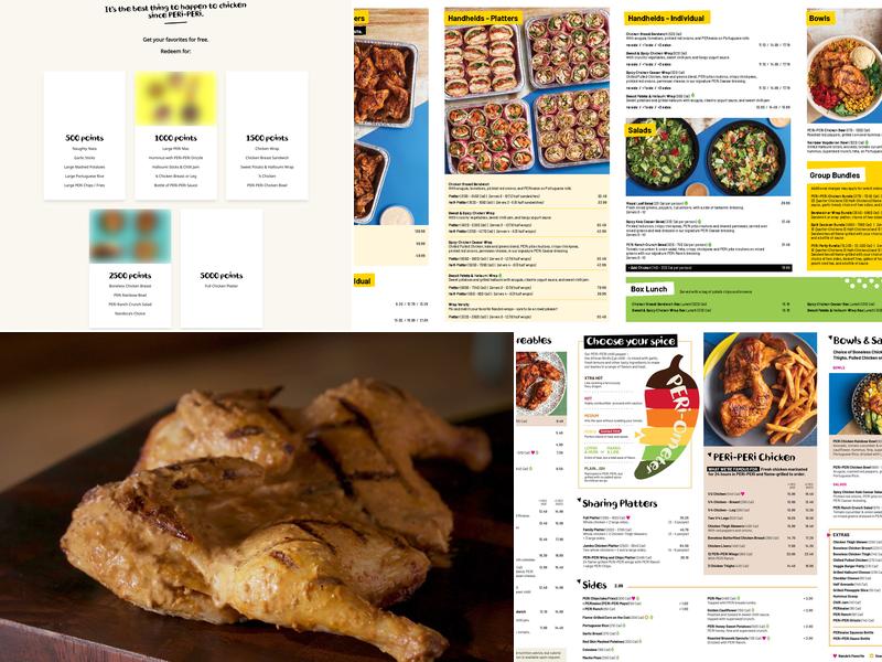 Nando's PERi-PERi Menu