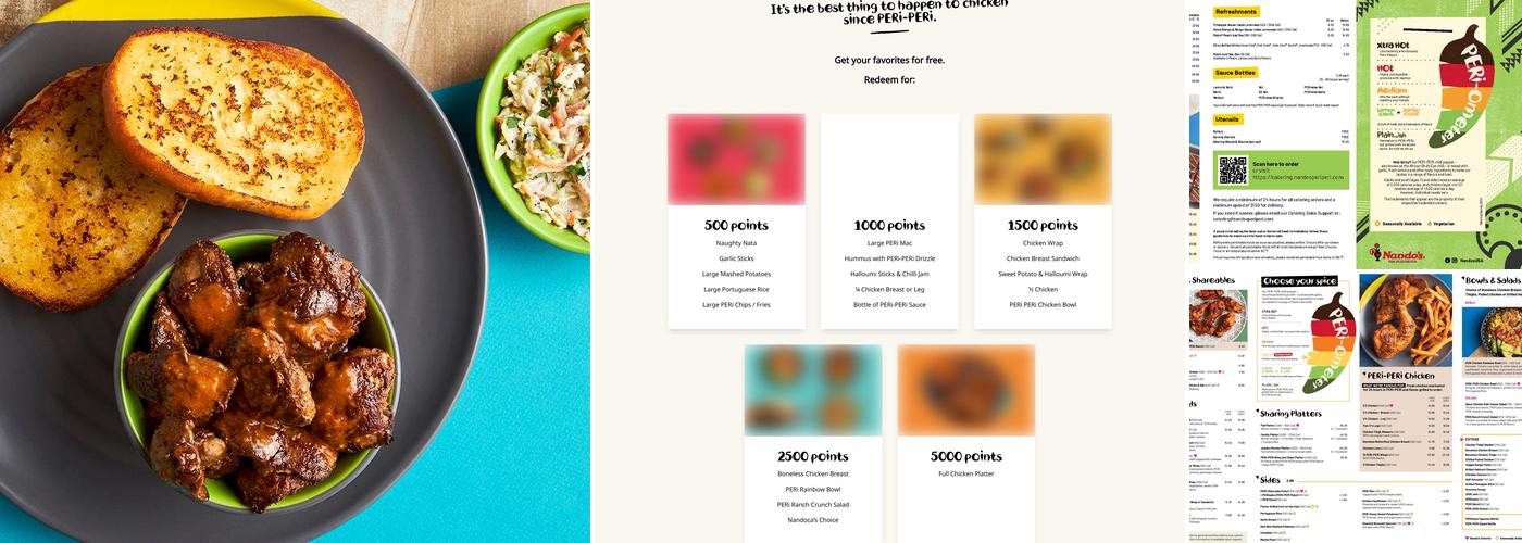 Nando's PERi-PERi Menu