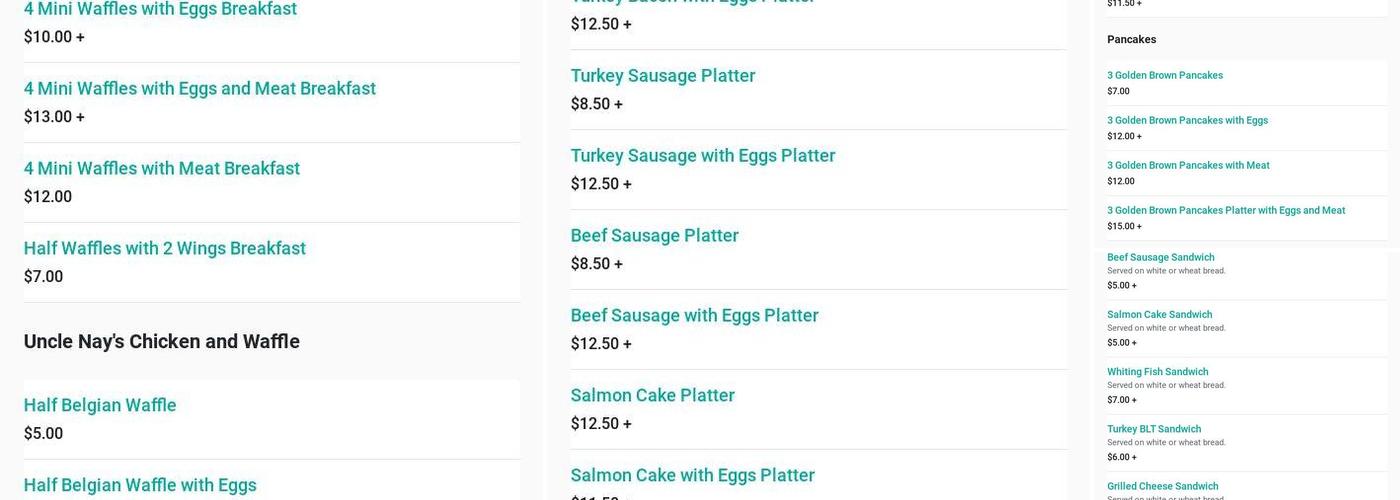 Napoleon’s Menu