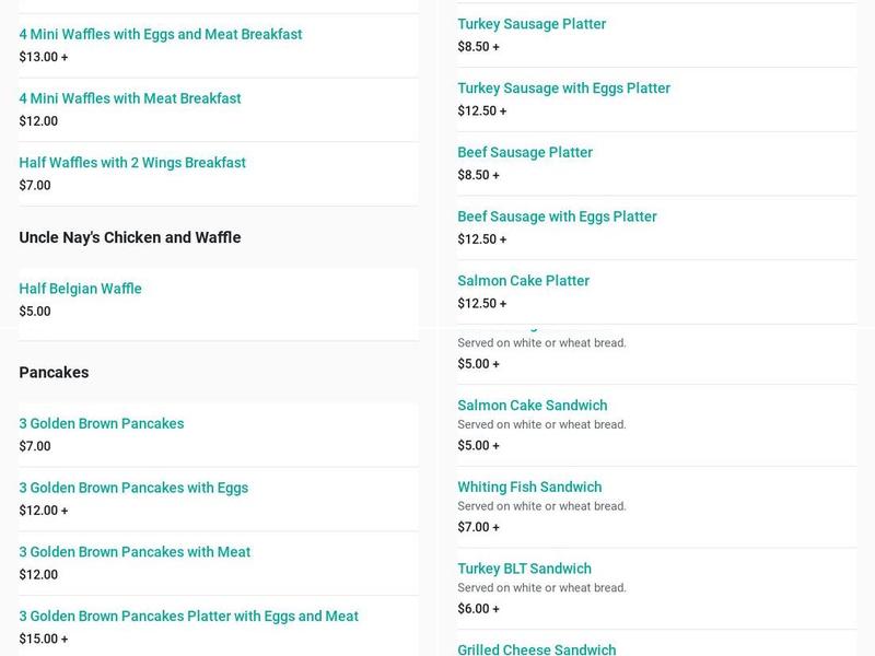 Napoleon’s Menu