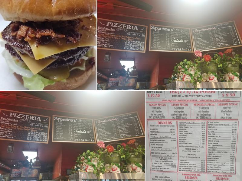 Nary's Grill & Pizza Menu