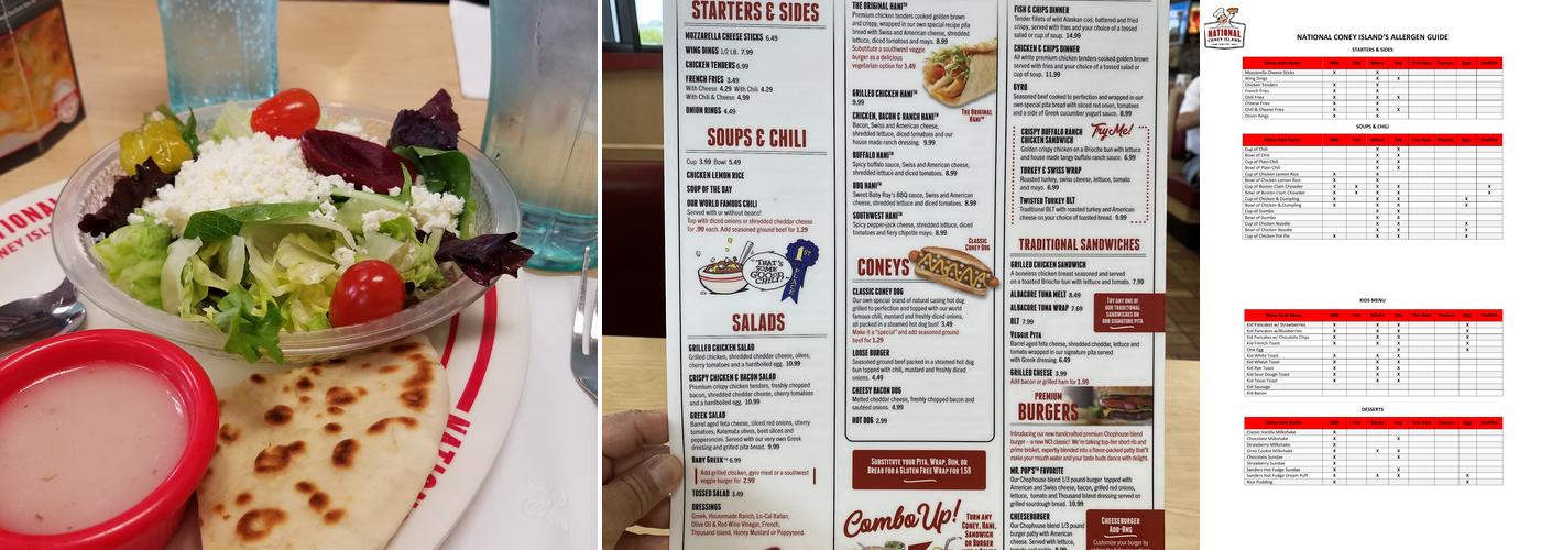 National Coney Island Menu