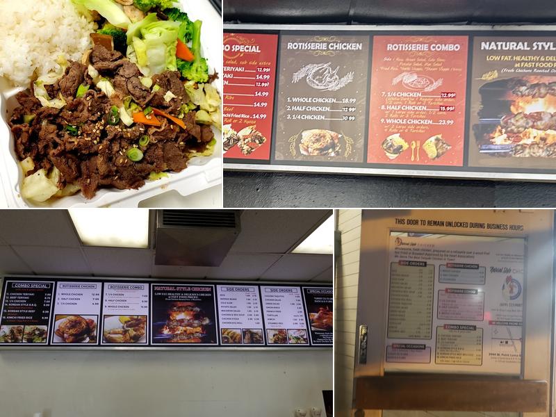 Natural Style Chicken Menu