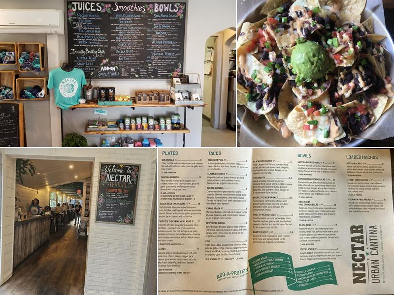 Nectar: Urban Cantina Menu