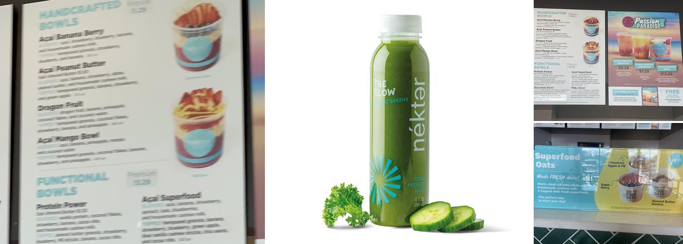 Nekter Juice Bar Menu