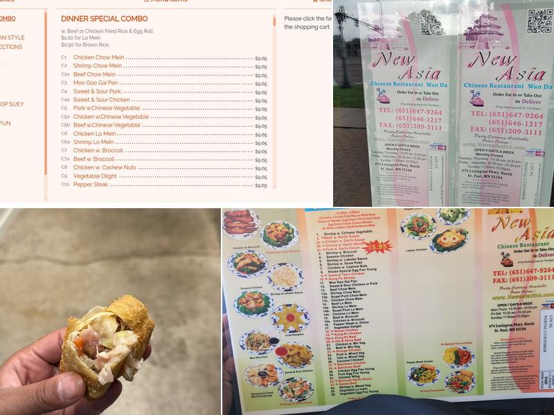New Asia Menu