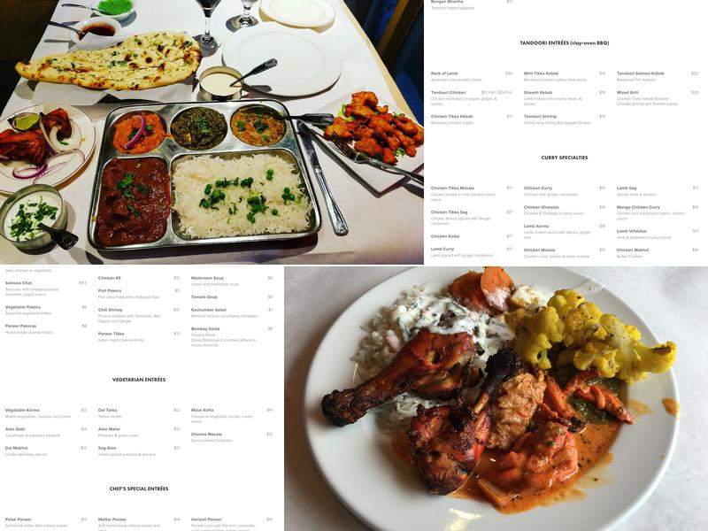 New Delhi Palace Menu