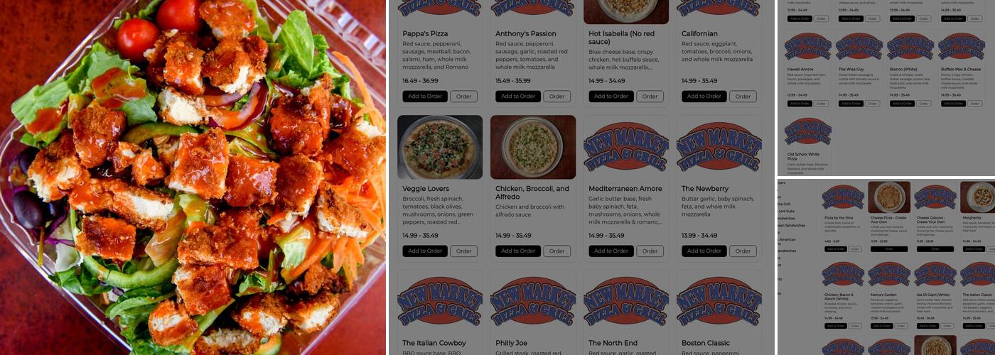 New Market Pizza Menu