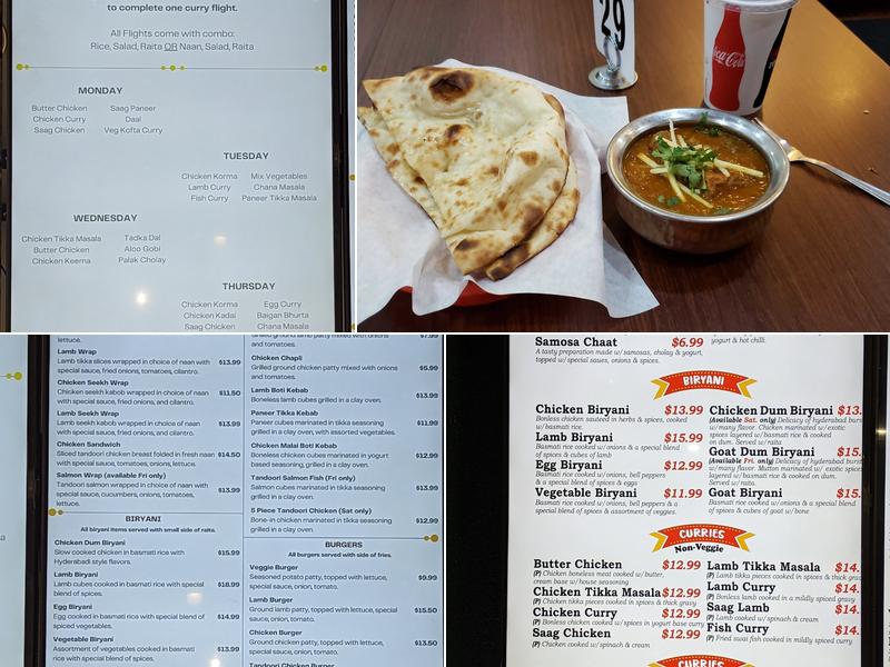 New Tandoori Cafe Menu