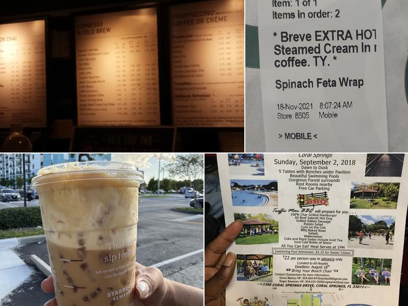 Starbucks Menu