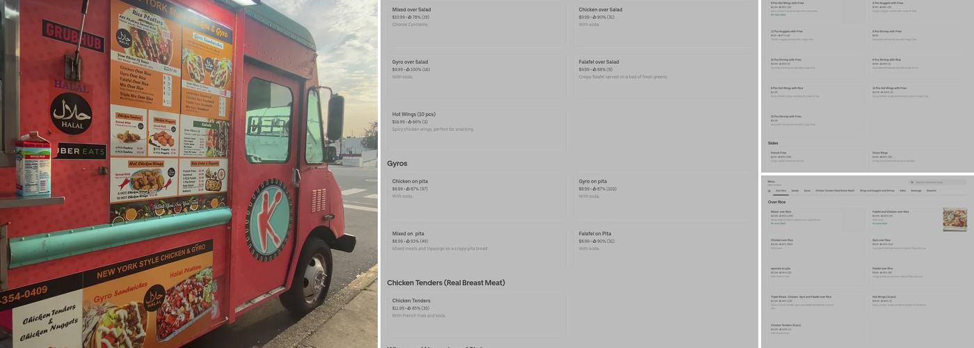 New York Style Chicken & Gyro Menu