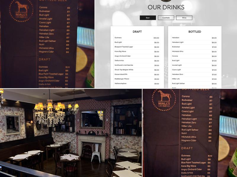 Niall's on 52nd Menu