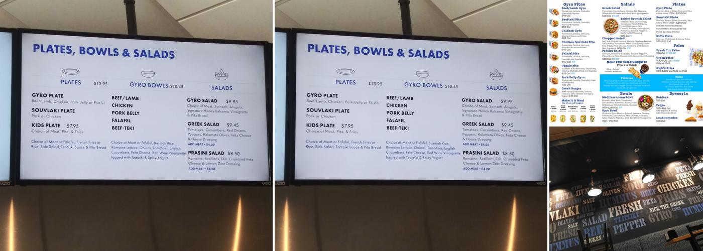 Nick the Greek | Stevens Creek Menu