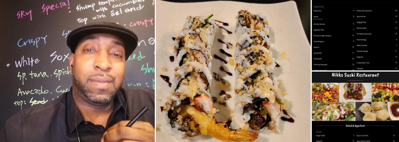 Nikko Sushi Menu