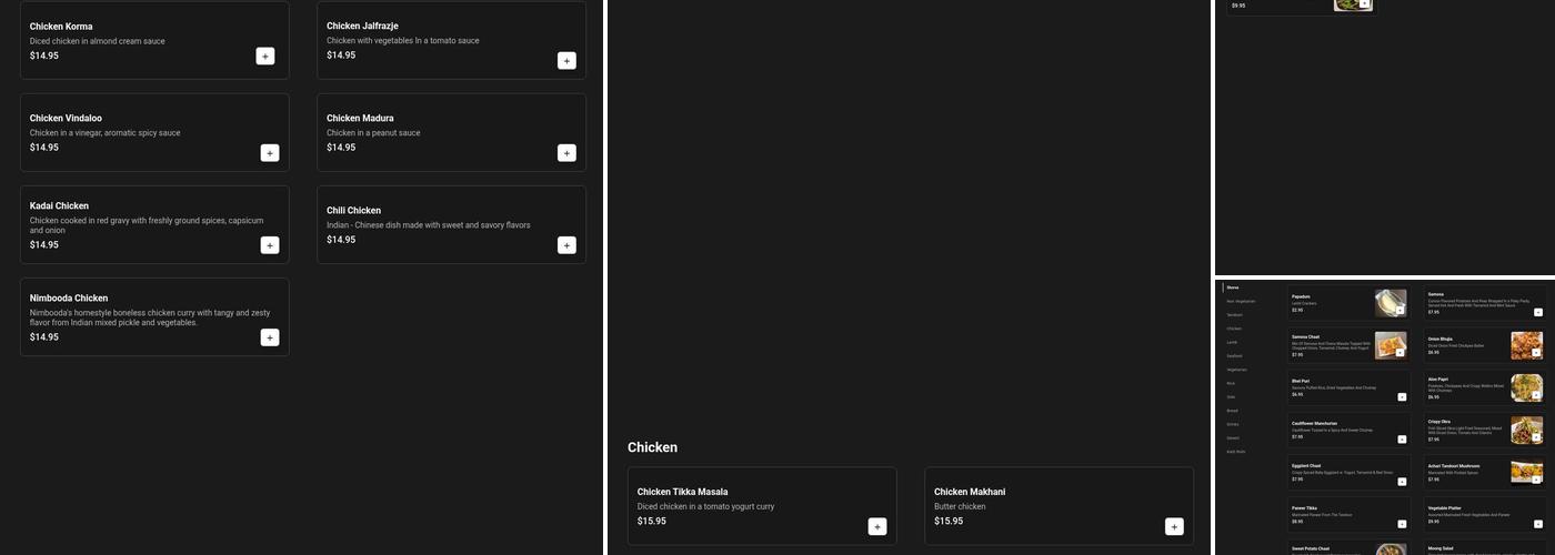 Nimbooda Menu