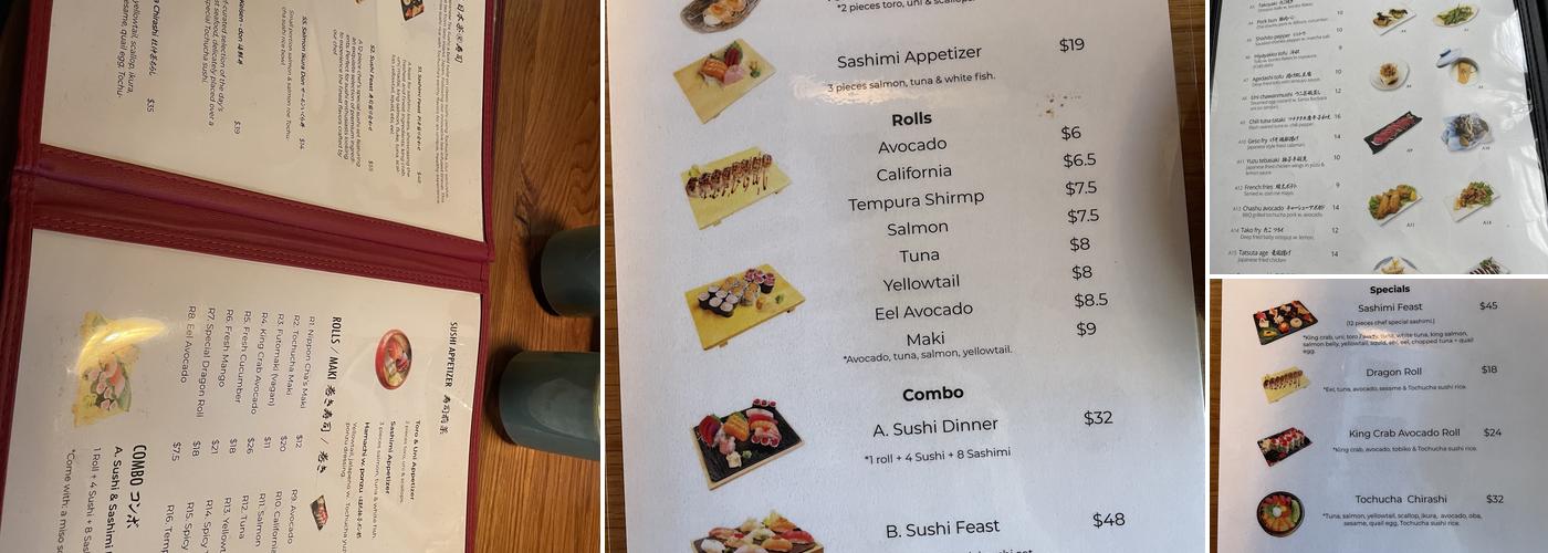 NIPPON CHA | Bayside Restaurant Menu