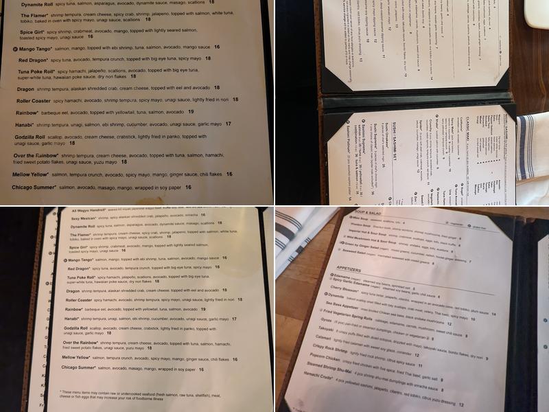 Niu B Menu