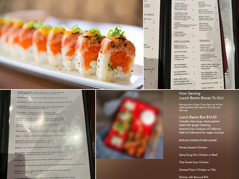 Niu Japanese Fusion Lounge Menu