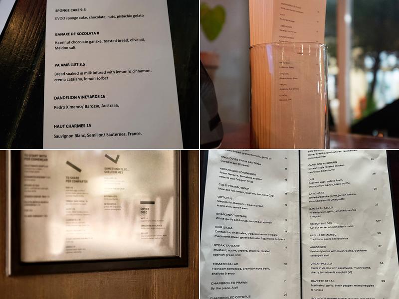 NIU Kitchen Menu