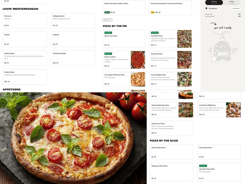 Nobhill Pizza & Shawarma Menu