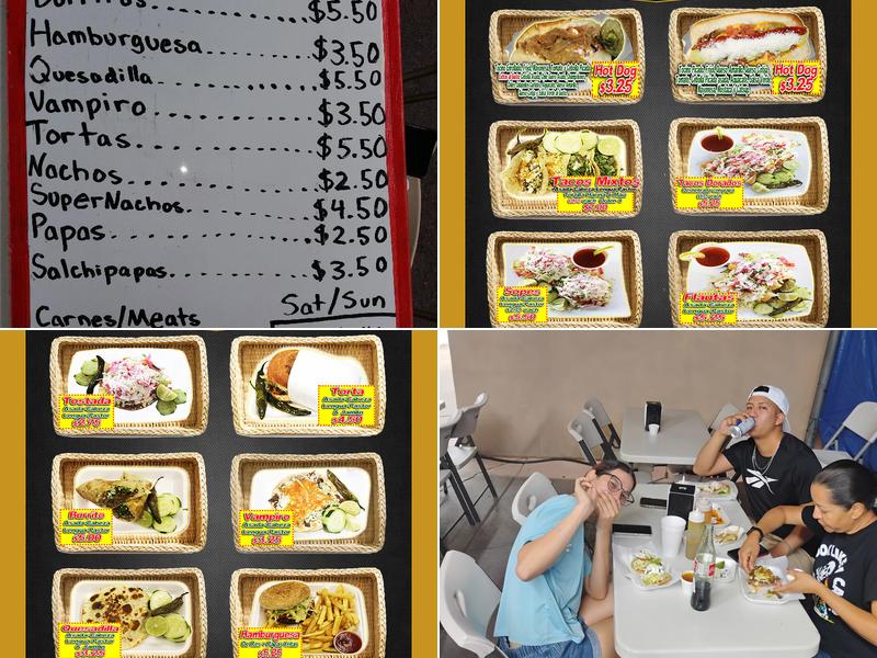 Nogales Hot Dogs Menu