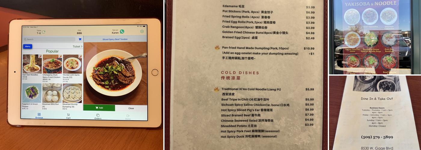 NOODLE THYME Menu