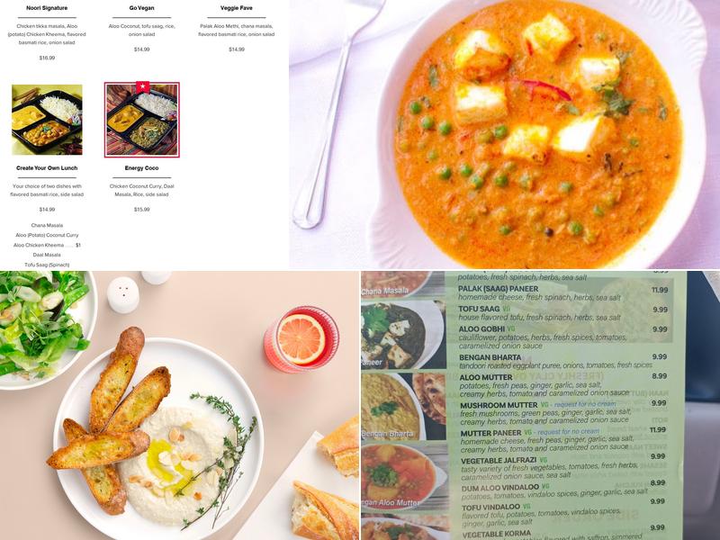 Noori Pakistani & Indian Cuisine - SF Menu