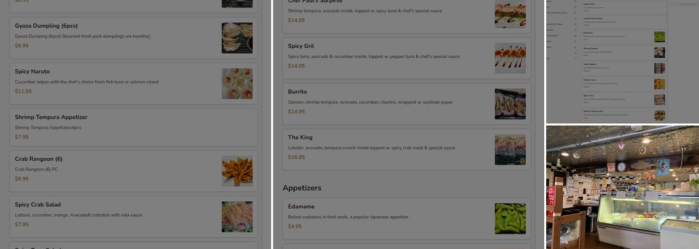North End Fish & Sushi Menu