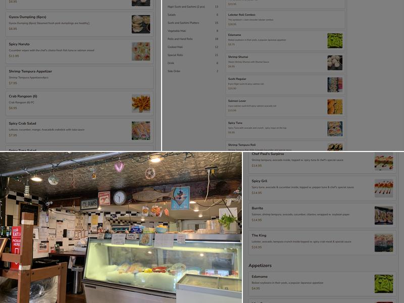 North End Fish & Sushi Menu