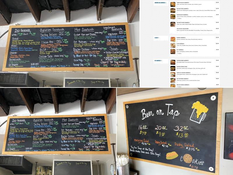 North Fork Deli Menu