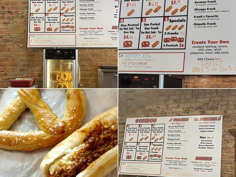 Not Just Franks Menu