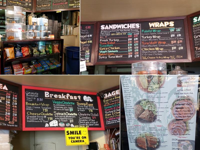 Notes From Underground Menu