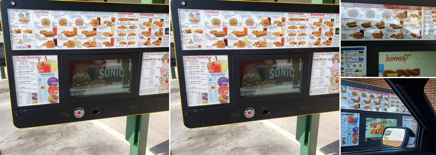 Sonic Drive-In Menu