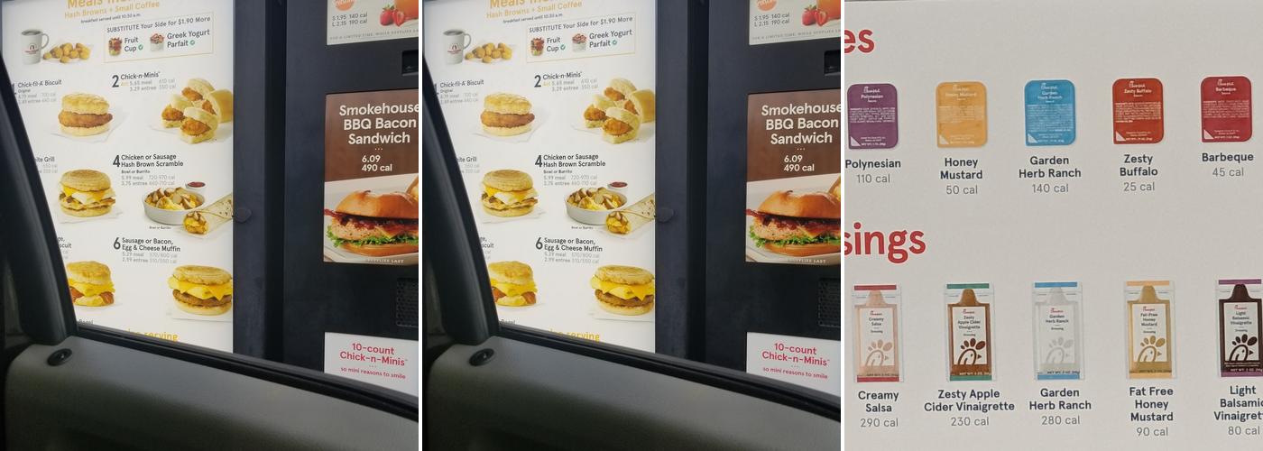 Chick-fil-A Menu