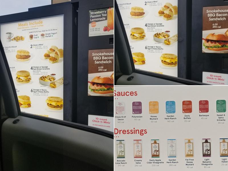 Chick-fil-A Menu