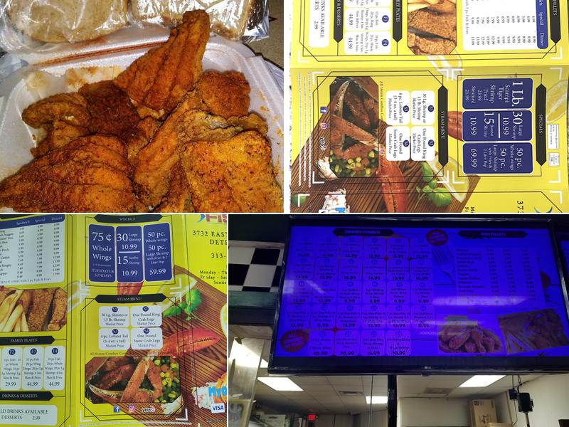 Ocean Fish & Chicken Menu