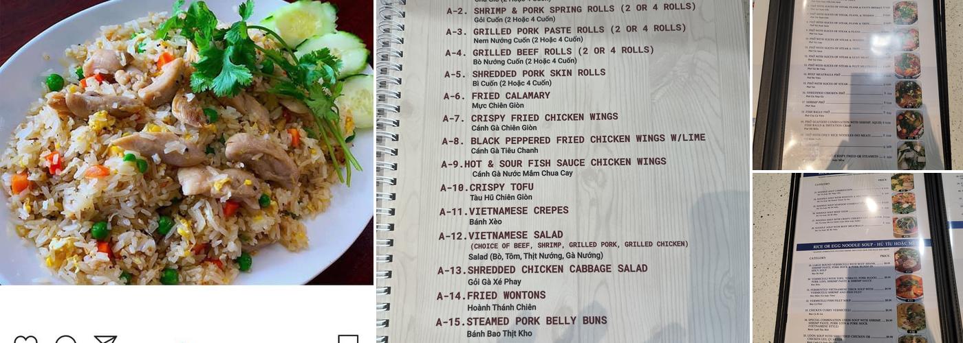 Ocean Pho Menu