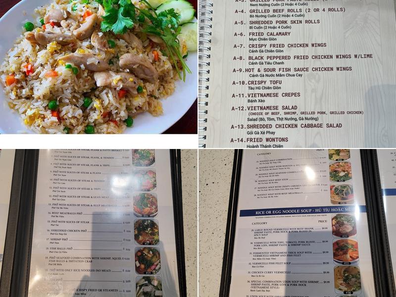 Ocean Pho Menu