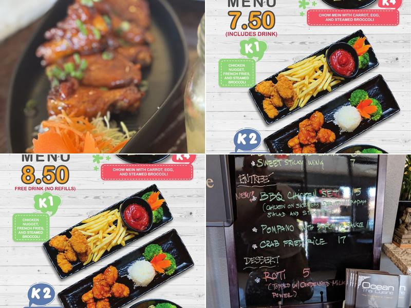 Ocean Thai Cuisine Menu