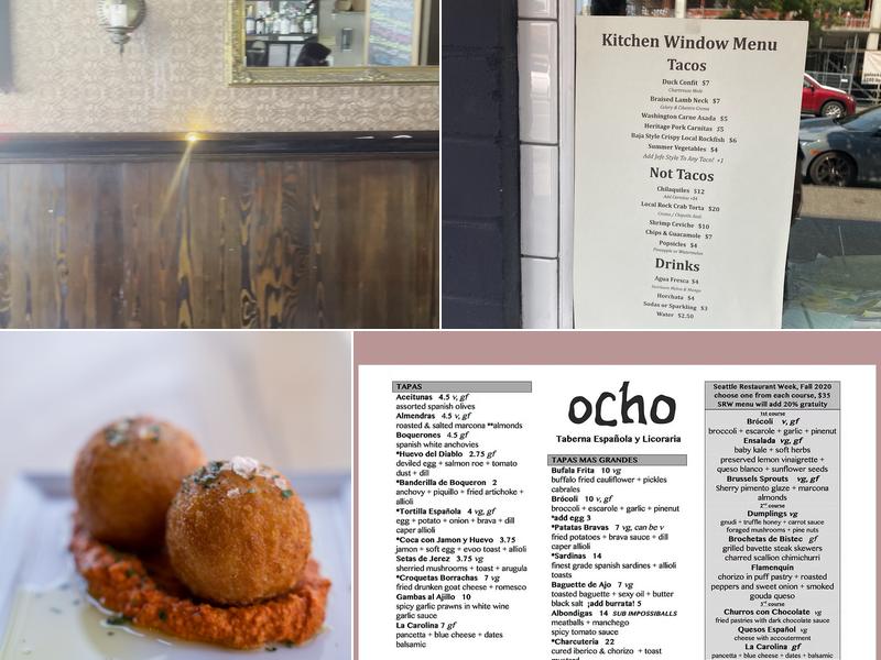 Ocho Menu