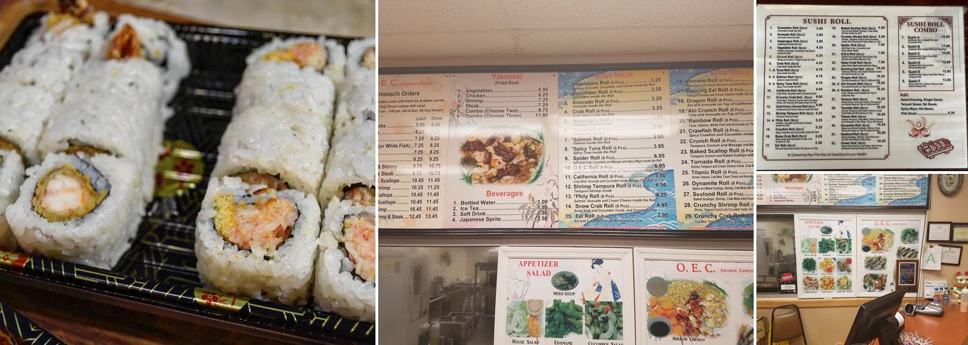 OEC Japanese Express Menu