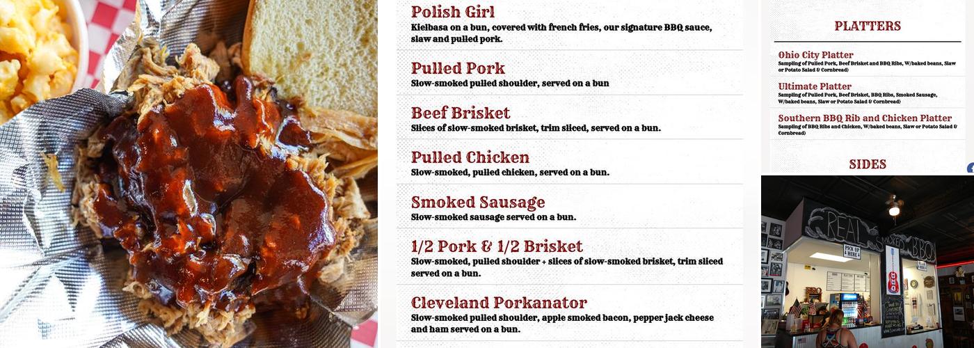 Real Smoq'ed BBQ, Inc. Menu