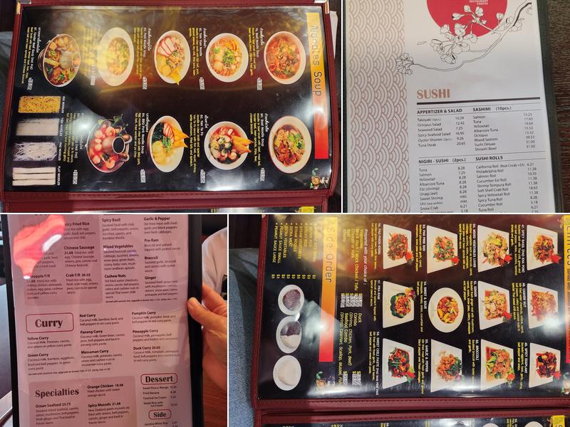 Thai Thai Menu