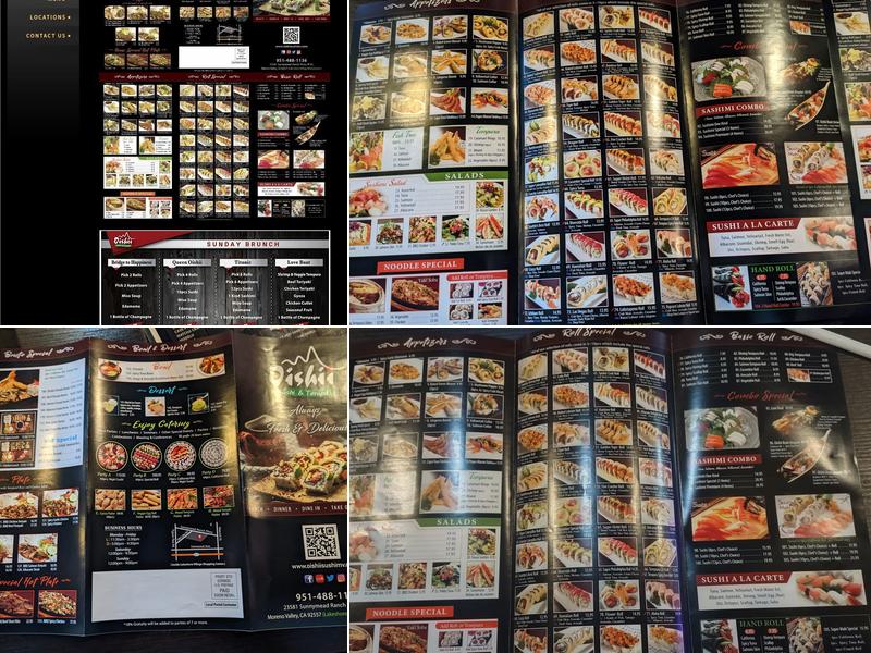 Oishii Sushi & Teriyaki Menu