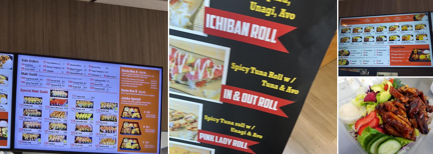 Oishii Teriyaki Menu