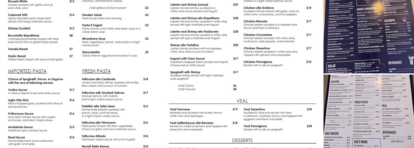 Olive Grill Menu