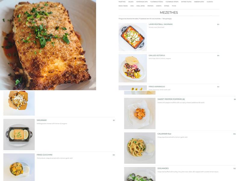 Olive Pit Grill - Brea Menu