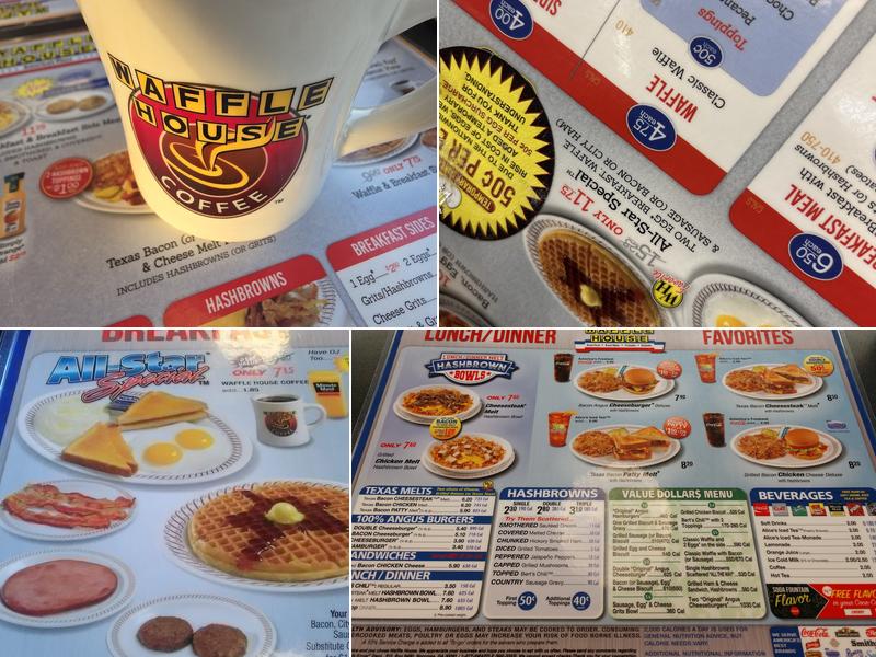 Waffle House Menu